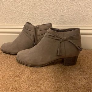 Grey booties